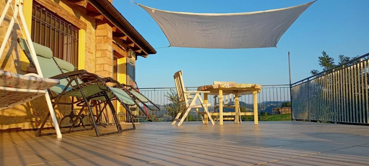 La Terrazza In Collina Leilighet Monte Orsello Eksteriør bilde